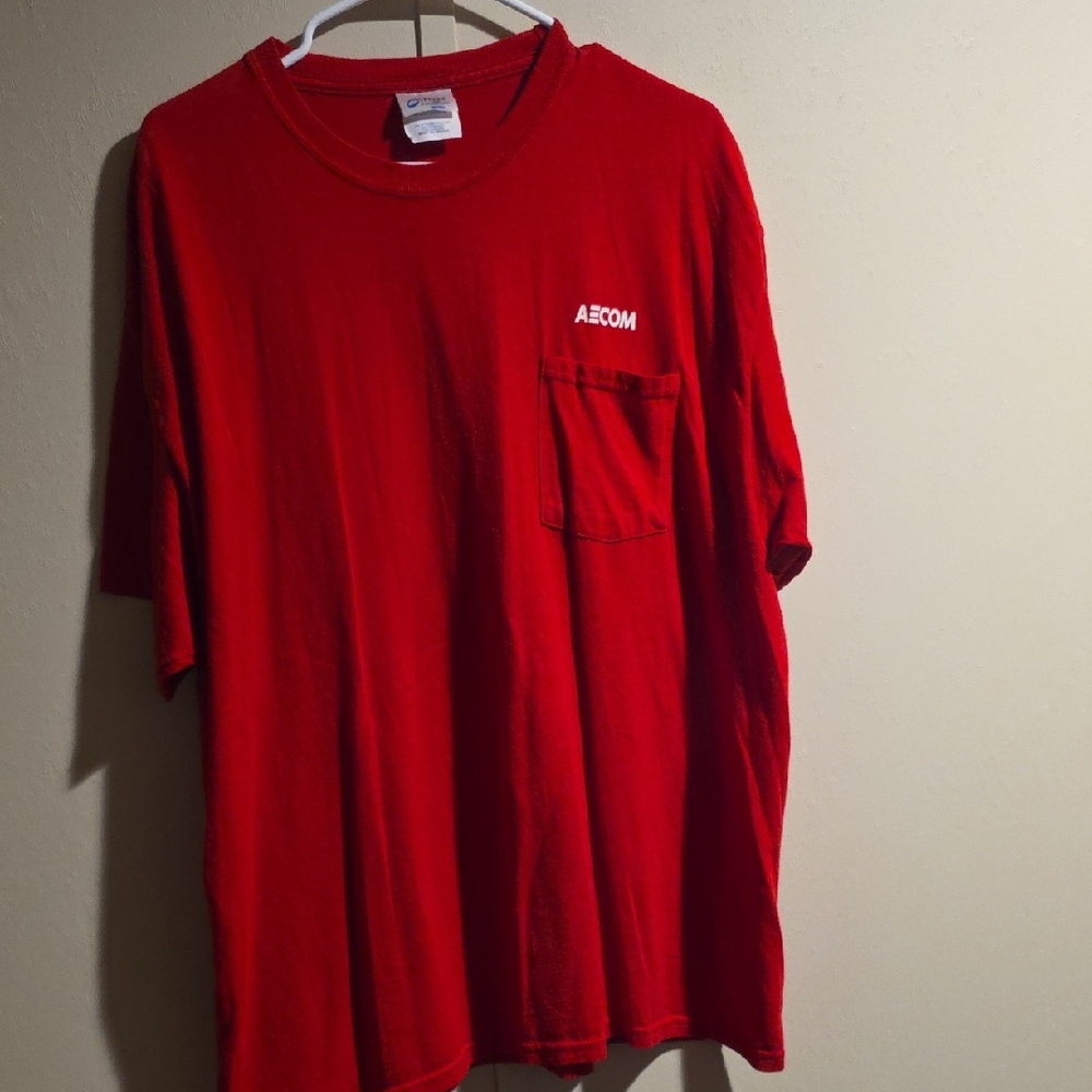 Port And Company Red Men's Shirt